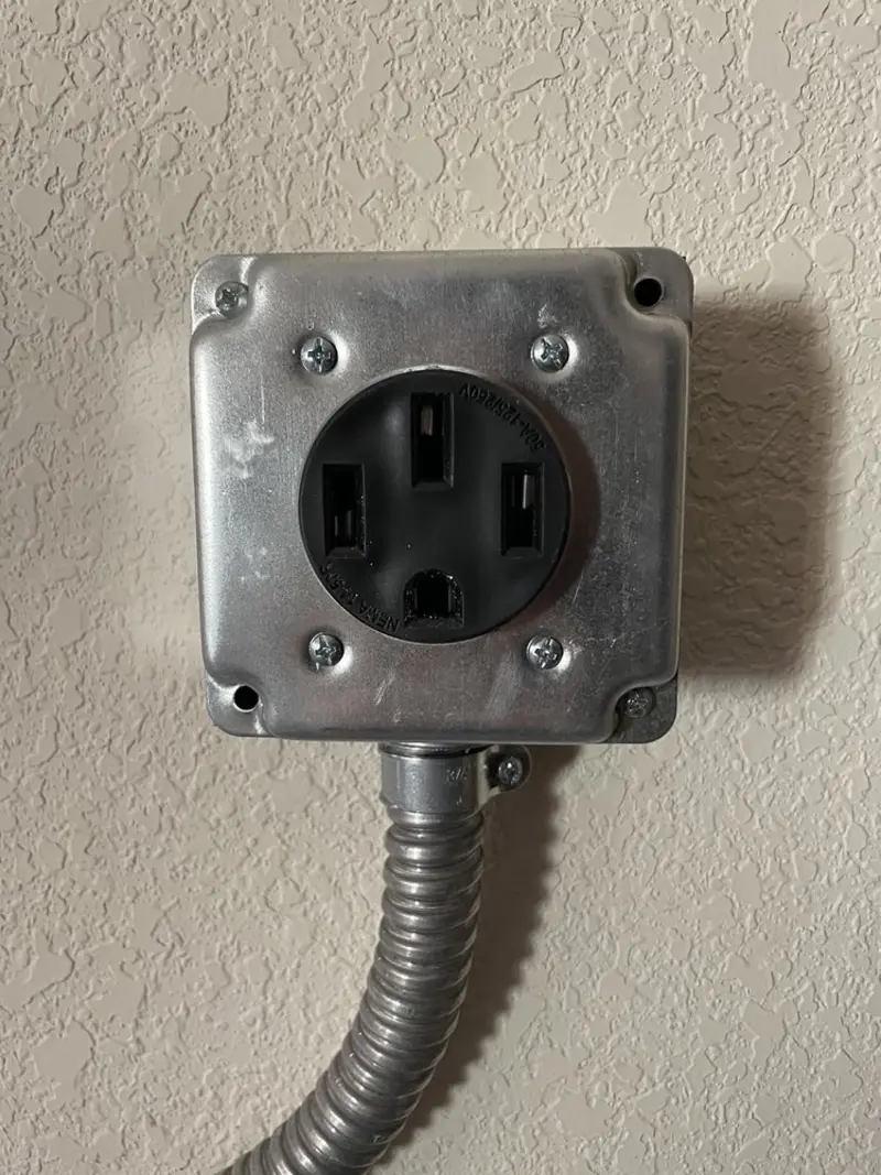 NEMA 14-50 outlet installed for Smart Home Electrical in New Port Richey East